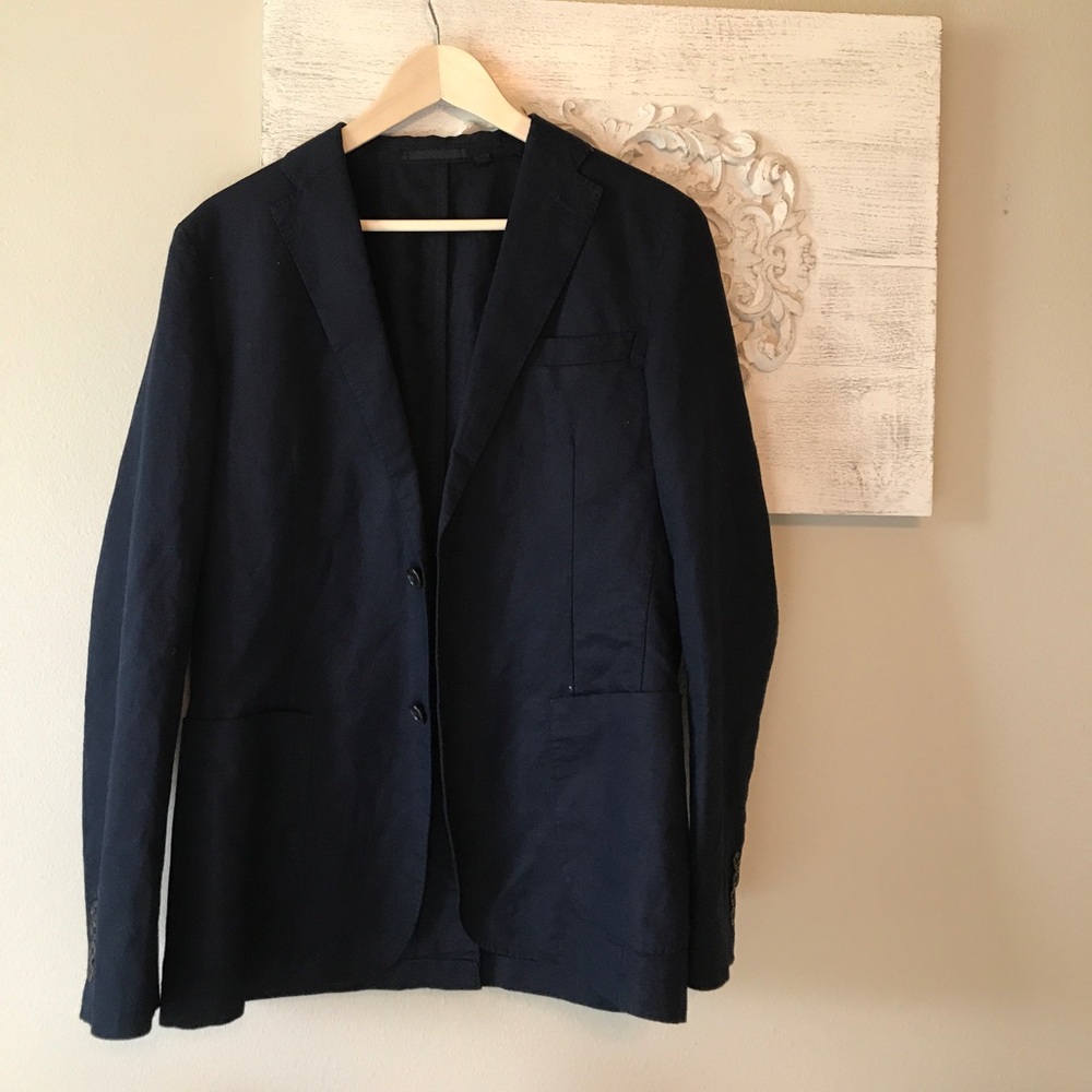 Uniqlo Cotton/Linen slim fit jacket